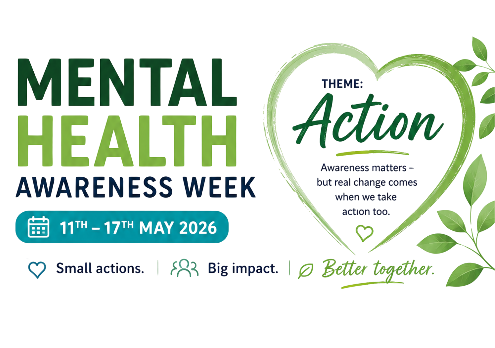Mental Health Awareness Week – Let’s Take Action Together 